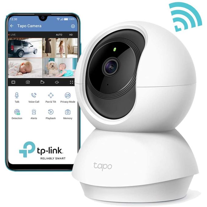 TP-Link Caméra Surveillance WiFi,Tapo C200 camera ip 1080P sans Fil avec  Vision Nocturne - Triangle Informatique