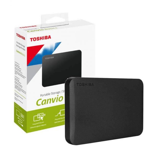 Toshiba HDD 1 TB CANVIO 3.0 NOIR