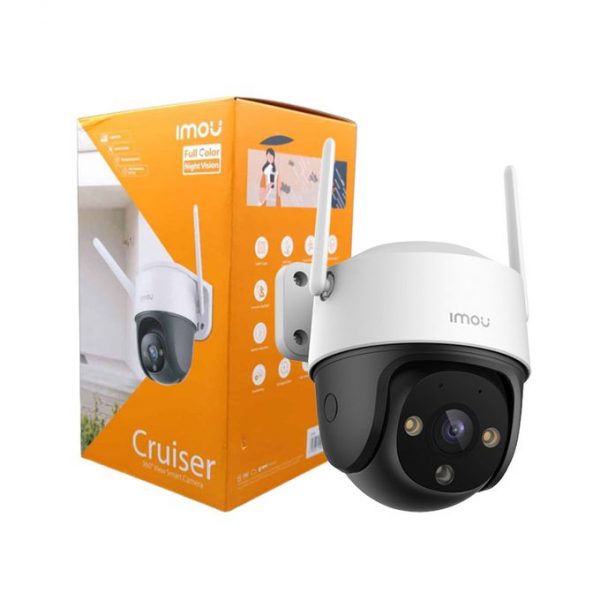 Caméra de surveillance sans fil extérieure projecteur/sirène - IMOU Bullet  2 4MP - Caméra de surveillance - IMOU
